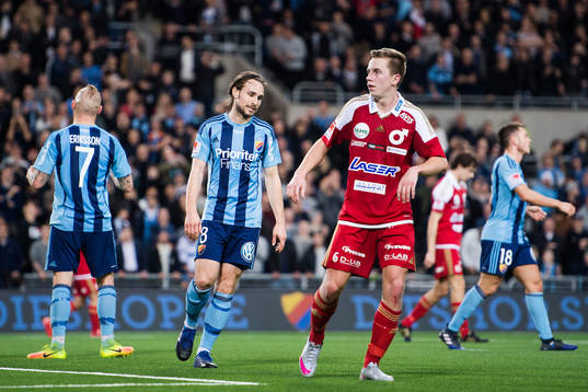 Djurgårdens Kevin Walker deppar