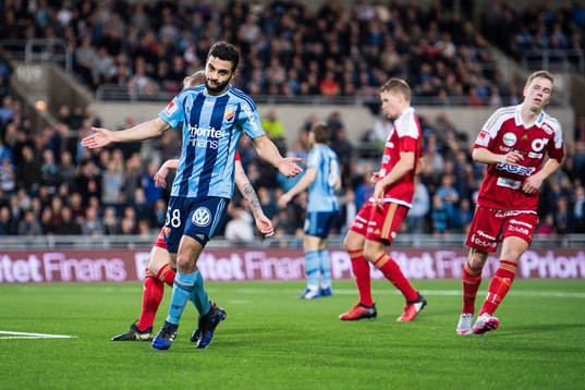 Djurgårdens Othman El Kabir deppar