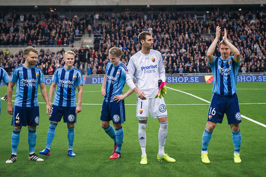Djurgårdens Jacob Une Larsson, Elliot Käck, målvakt
