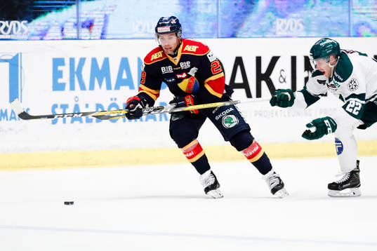 Djurgårdens Matt Anderson och Färjestads Per Åslund