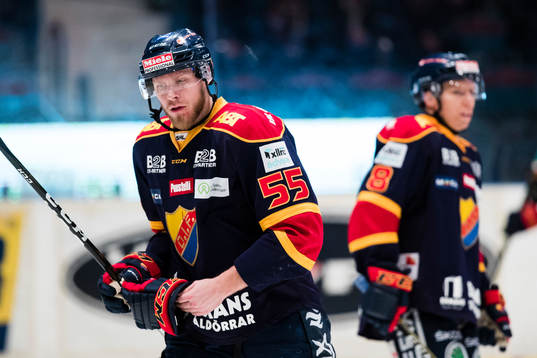Djurgårdens Alexander Urbom och Ville Varakas deppar