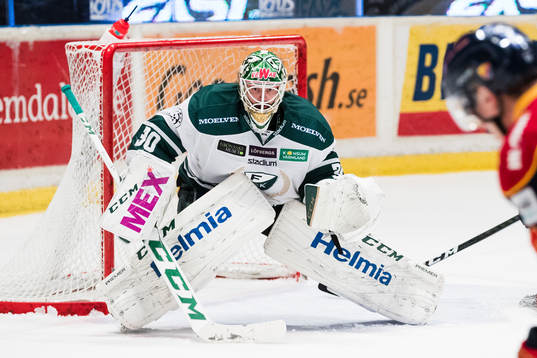 Färjestads målvakt Lars Haugen