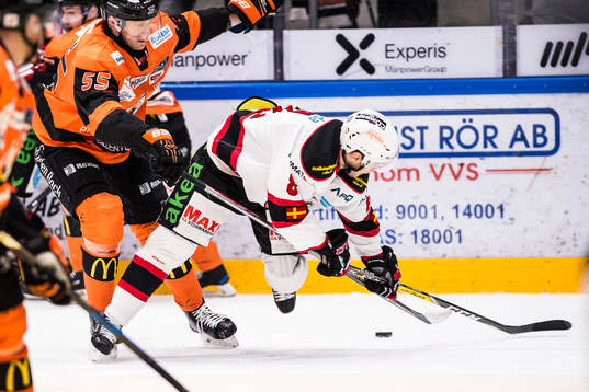 Karlskronas David Printz  och Malmö Redhawks Ilari Filppula
