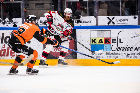 Karlskronas Kristoffer Söder  och Malmö Redhawks Jens