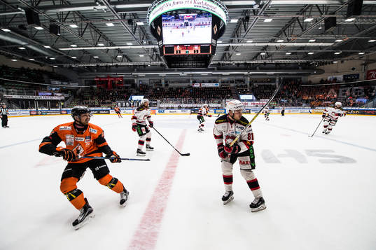 under ishockeymatchen i SHL mellan Karlskrona och Malmö