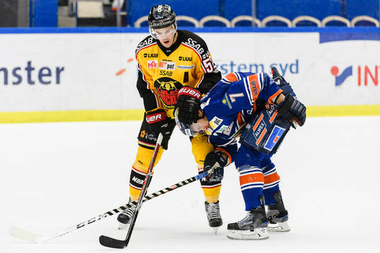 Gruff mellan Luleås Karl Fabricius och Växjös Jeff