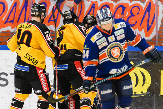 Luleås spelare jublar