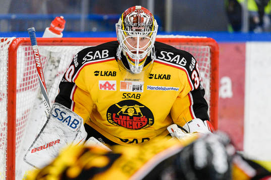 Luleås målvakt Filip Gustavsson