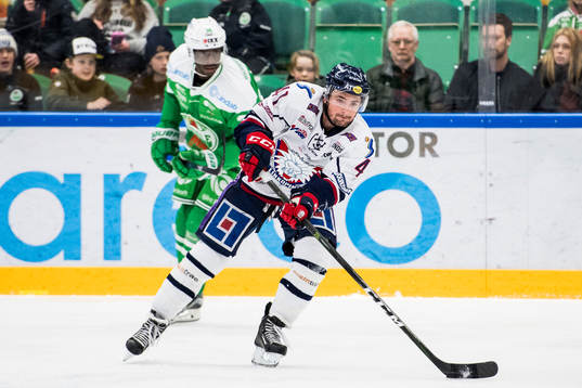 Linköpings Broc Little och Rögles Edwin Hedberg