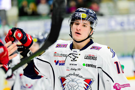 Linköpings Jacob Lilja jublar