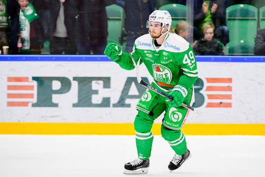 Rögles Sebastian Collberg jublar