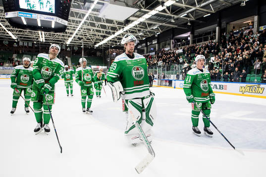 Rögles Ludvig Rensfeldt, målvakt Anders Lindbäck och