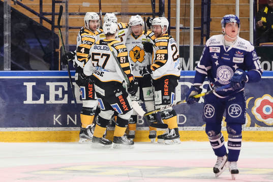 Skellefteås spelare jublar