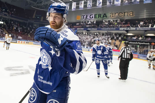 Leksands Mattias Ritola jublar