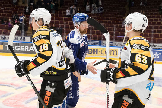 Leksands Mattias Ritola och Skellefteås Linus Lindström