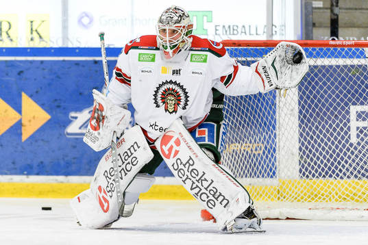 Frölundas målvakt Johan Gustafsson