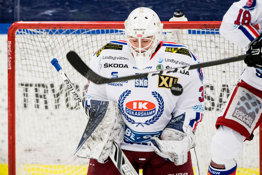 Oskarshamns målvakt Erik Källgren