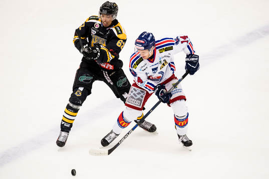 Panterns Oscar Nord och Oskarshamns Jonas Liwing