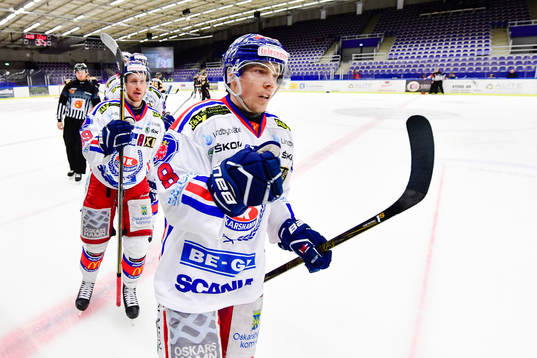 Oskarshamns Fredrik Styrman jublar
