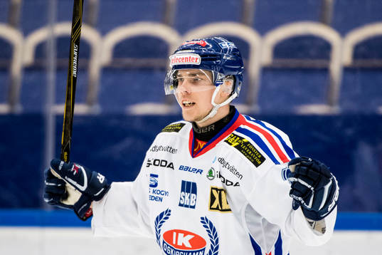 Oskarshamns Fredrik Styrman jublar