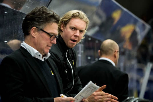 Panterns assisterande tränare Anton Blomqvist och tränare