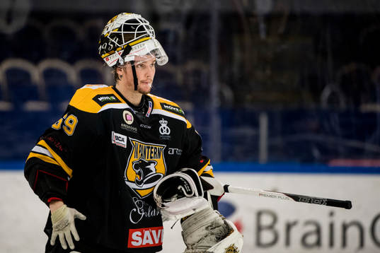 Panterns målvakt Tex Williamsson deppar