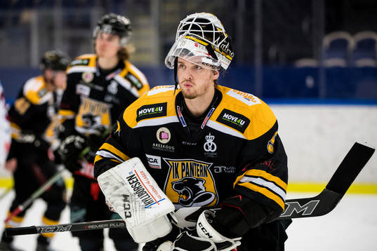 Panterns målvakt Tex Williamsson deppar