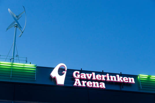Exteriör av Gavlerinken Arena