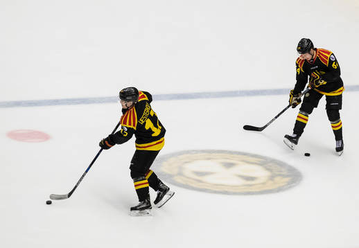 Brynäs Pathrik Westerholm och Jonathan Pudas