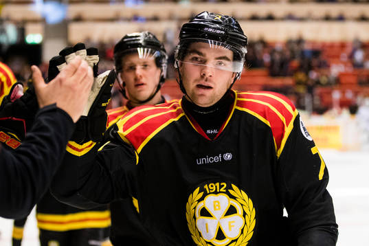 Brynäs Ponthus Westerholm jublar