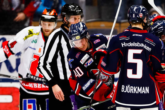 Linköpings Ken André Olimb jublar
