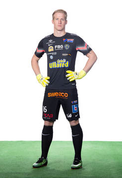 Falkenbergs målvakt Hampus Nilsson