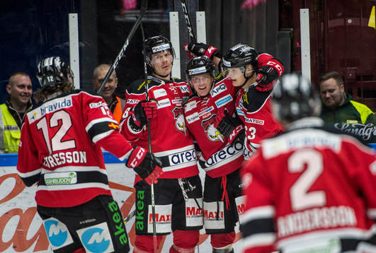 Malmö Redhawks Lars Bryggman jublar