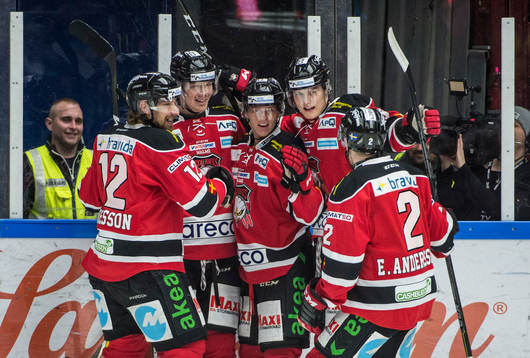 Malmö Redhawks Lars Bryggman jublar