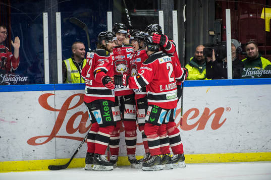 Malmö Redhawks Lars Bryggman jublar