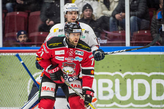 Malmö Redhawks Mathias Tjärnqvist mot Växjös Emil