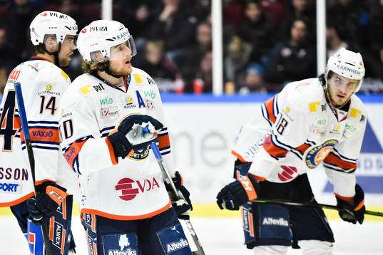 Växjös Emil Pettersson , Erik Josefsson och Dennis