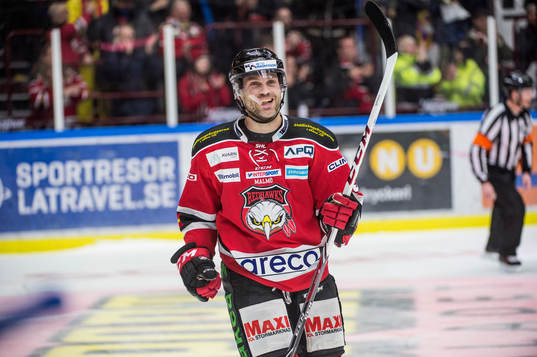 Malmö Redhawks André Benoit jublar