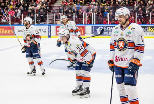 Växjös Nick Bailen, Olli Palola, Erik Josefsson och Emil