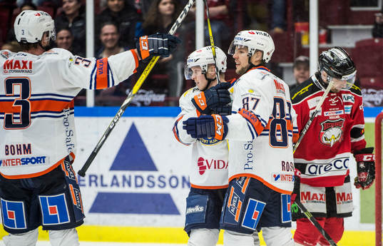 Växjös Oliver Bohm, Tuomas Kiiskinen och Robert Rosén
