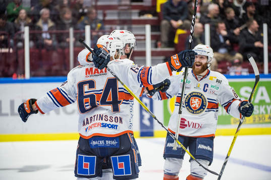 Växjös Eric Martinsson, Oliver Bohm och Liam Reddox