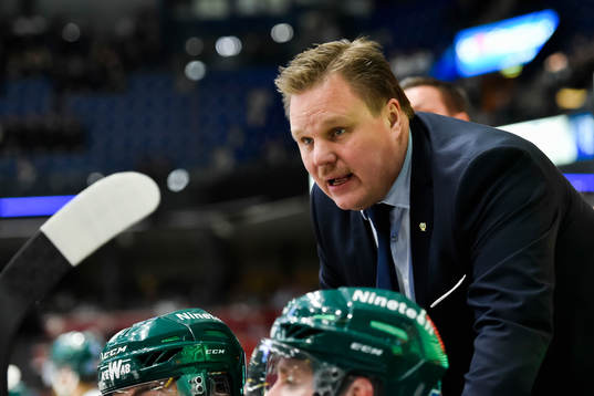 Färjestads tränare Leif Carlsson