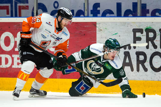 Karlskronas Jimmy Andersson och Färjestads Joakim Nygård