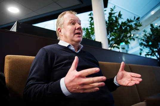 Svenska Fotbollförbundets ordförande Karl-Erik Nilsson