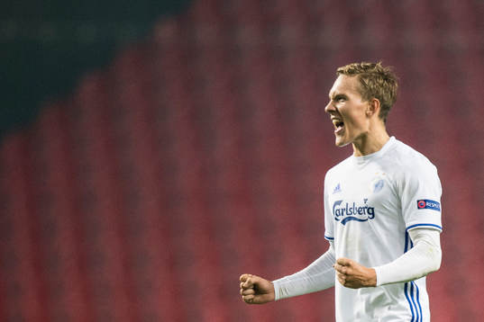 FC Köpenhamns Ludwig Augustinsson jublar