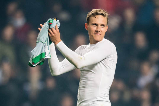 FC Köpenhamns Ludwig Augustinsson tackar publiken