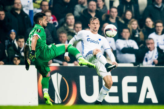 FC Köpenhamns Peter Ankersen och Ludogorets Svetoslav