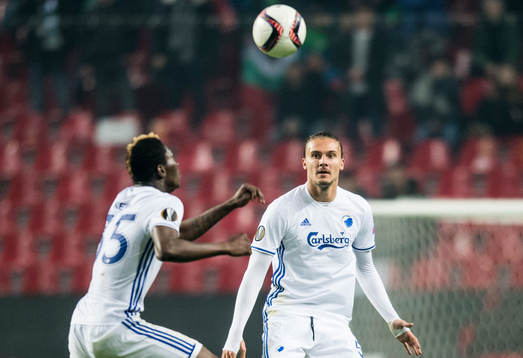 FC Köpenhamns Aboubakar Keita och Erik Johansson