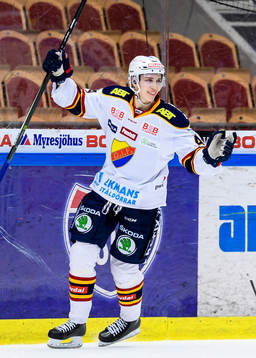 Djurgårdens Lukas Vejdemo jublar