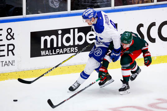 Leksands Lukas Ericsson och Frölundas Henrik Tömmernes